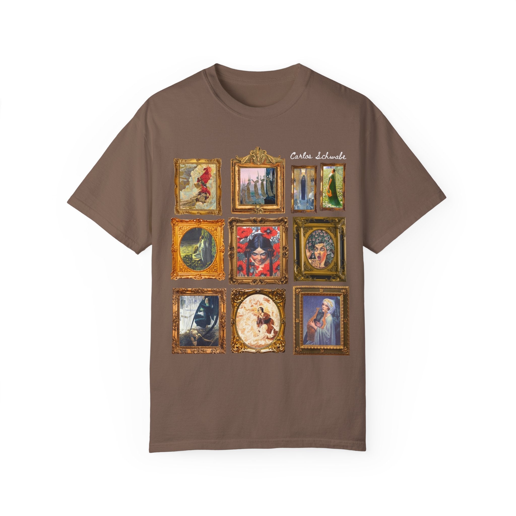 Carlos Schwabe Symbolism Art History Tee Shirt: Famous Paintings, 19th Century Mythological Art History Gift, Spooky Humanities Major Shirt - Opal and June