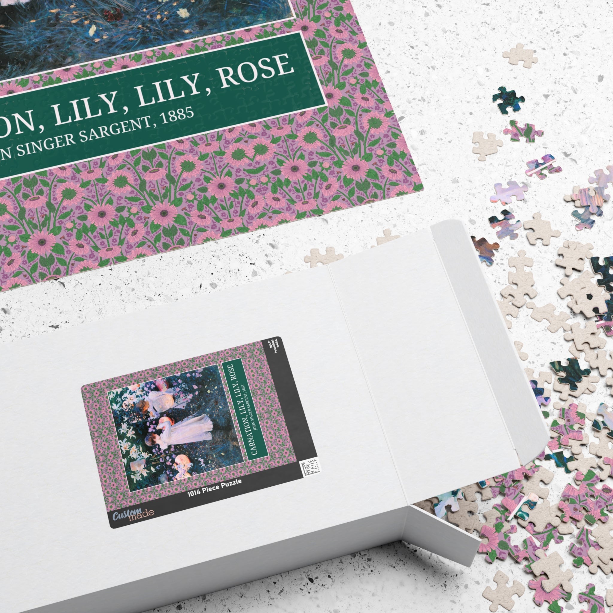 Carnation Lily Lily Rose by John Singer Sargent - Opal and June