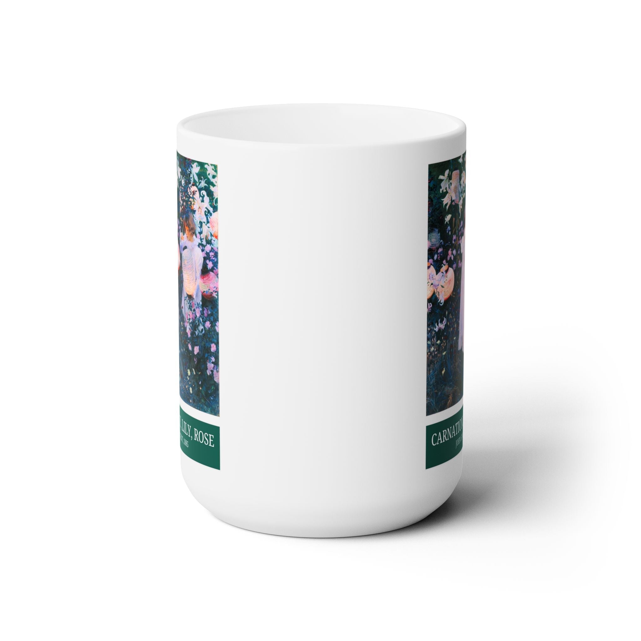 Carnation Lily Lily Rose Mug: John Singer Sargent - Opal and June