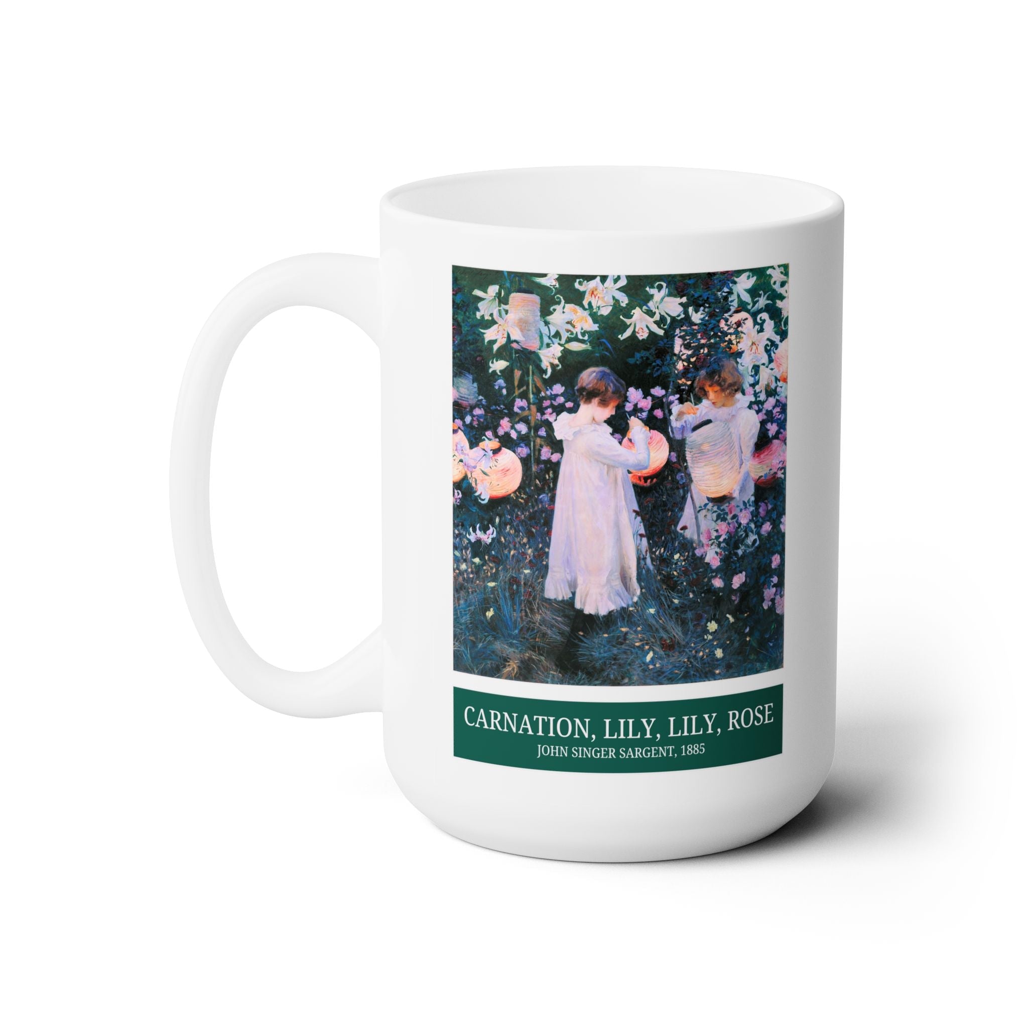 Carnation Lily Lily Rose Mug: John Singer Sargent - Opal and June