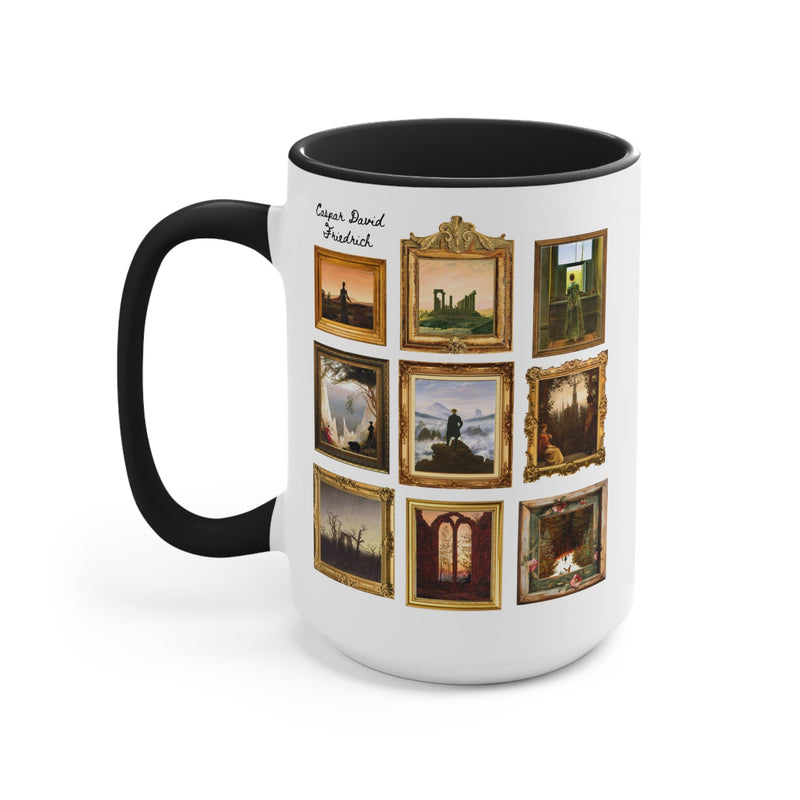 Caspar David Friedrich: German Ary History Coffee Mug, 19th Century European Romantic Art Landscapes, Famous Paintings, Humanities Major - Opal and June