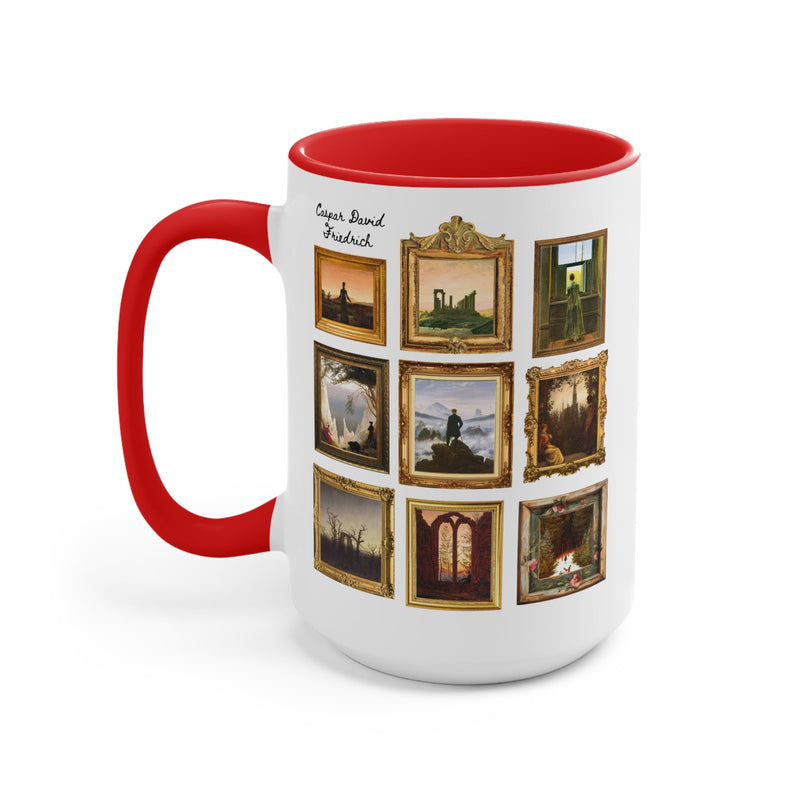 Caspar David Friedrich: German Ary History Coffee Mug, 19th Century European Romantic Art Landscapes, Famous Paintings, Humanities Major - Opal and June