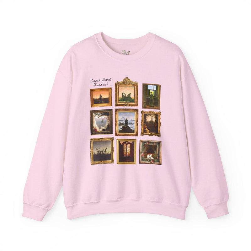 Caspar David Friedrich: German Ary History Sweatshirt, 19th Century European Romantic Art Landscapes, Famous Paintings, Humanities Major - Opal and June