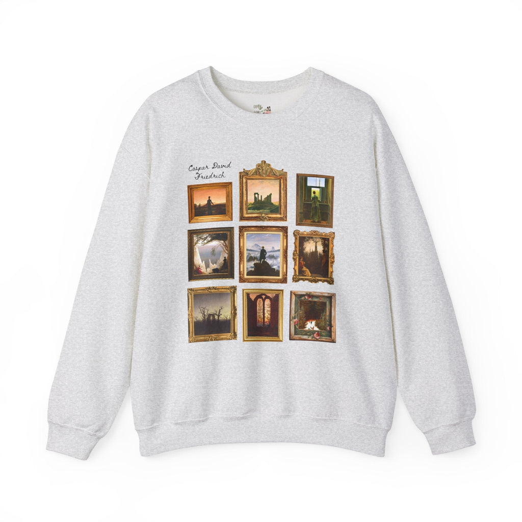 Caspar David Friedrich: German Ary History Sweatshirt, 19th Century European Romantic Art Landscapes, Famous Paintings, Humanities Major - Opal and June