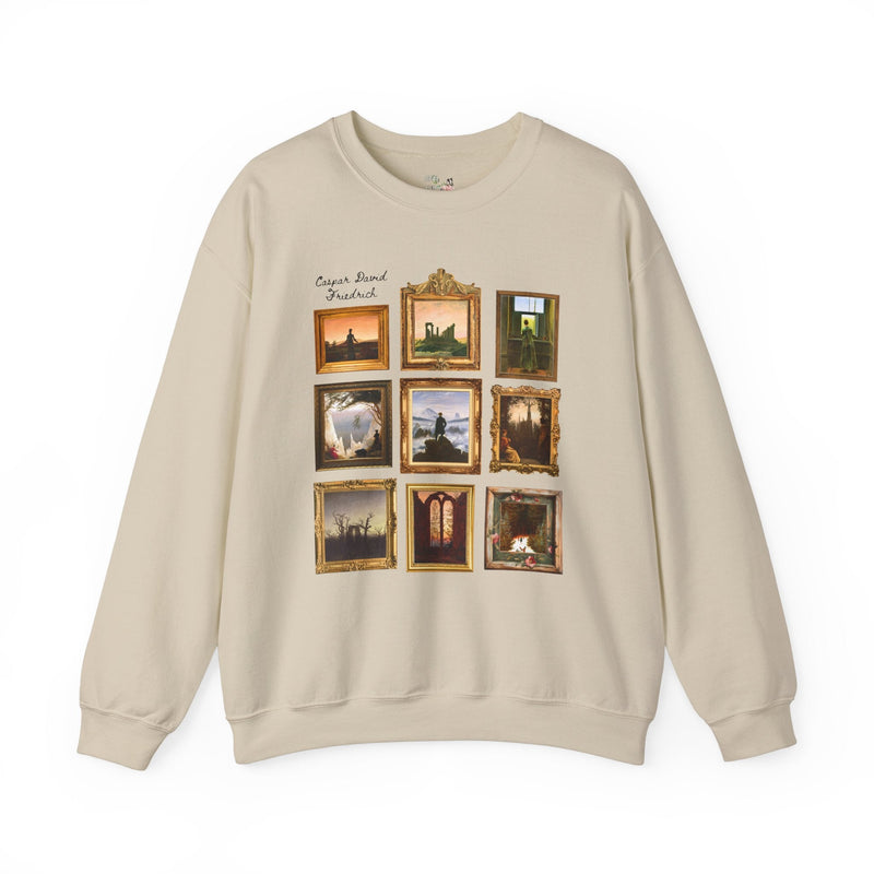 Caspar David Friedrich: German Ary History Sweatshirt, 19th Century European Romantic Art Landscapes, Famous Paintings, Humanities Major - Opal and June