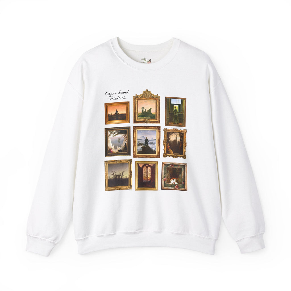 Caspar David Friedrich: German Ary History Sweatshirt, 19th Century European Romantic Art Landscapes, Famous Paintings, Humanities Major - Opal and June