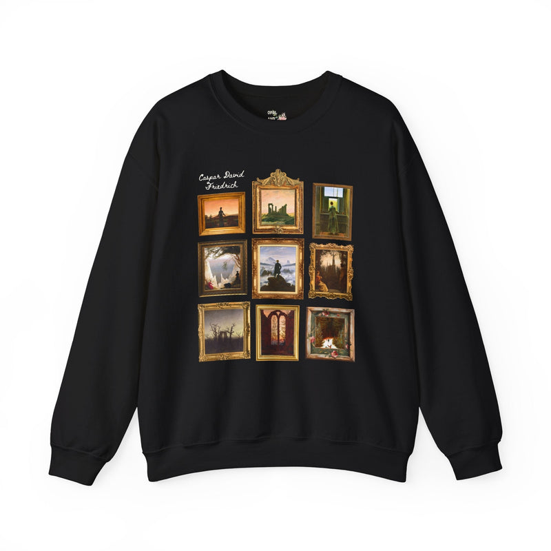 Caspar David Friedrich: German Ary History Sweatshirt, 19th Century European Romantic Art Landscapes, Famous Paintings, Humanities Major - Opal and June