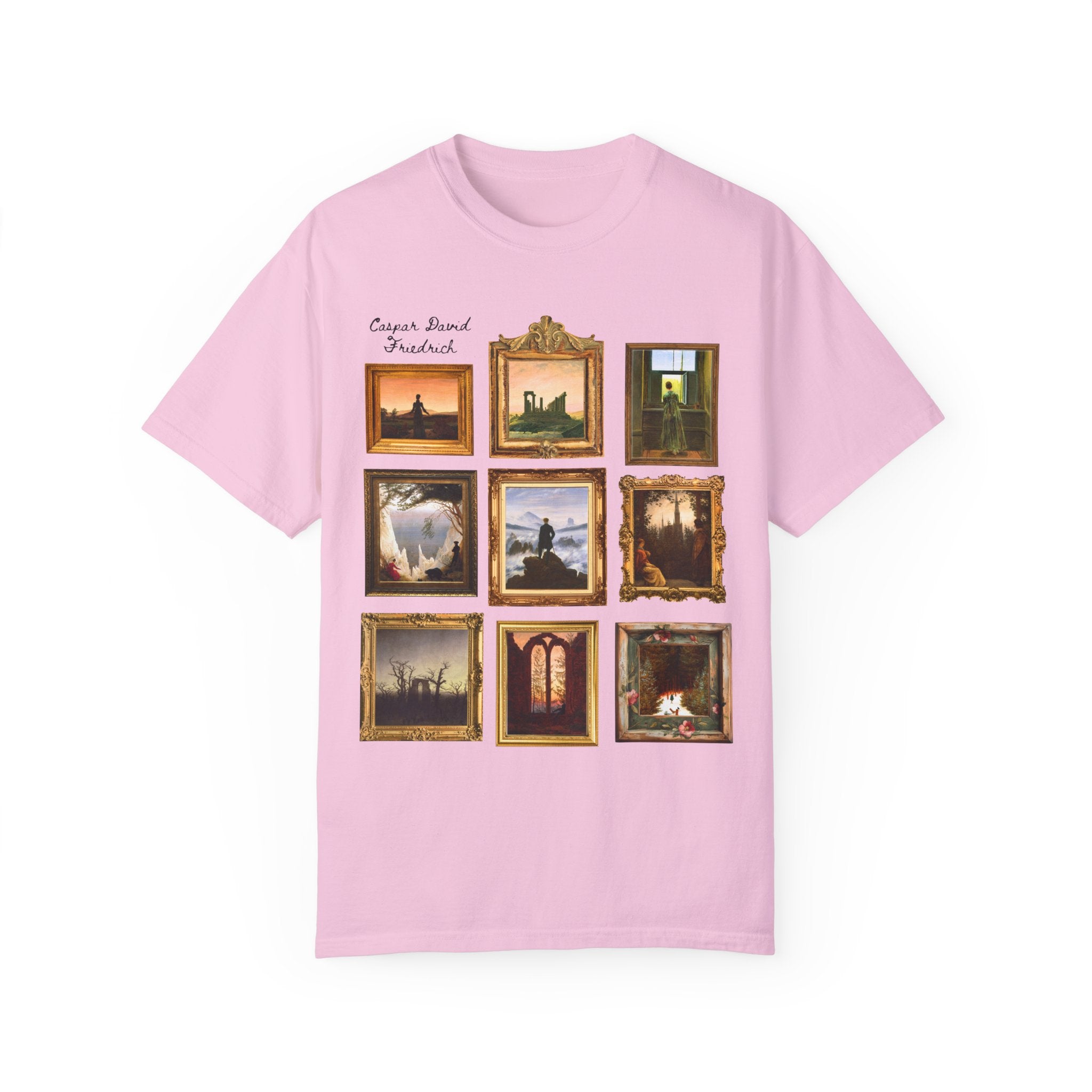 Caspar David Friedrich: German Ary History Tee Shirt, 19th Century European Art, Famous Paintings, Romantic Art Landscapes, Humanities Major - Opal and June