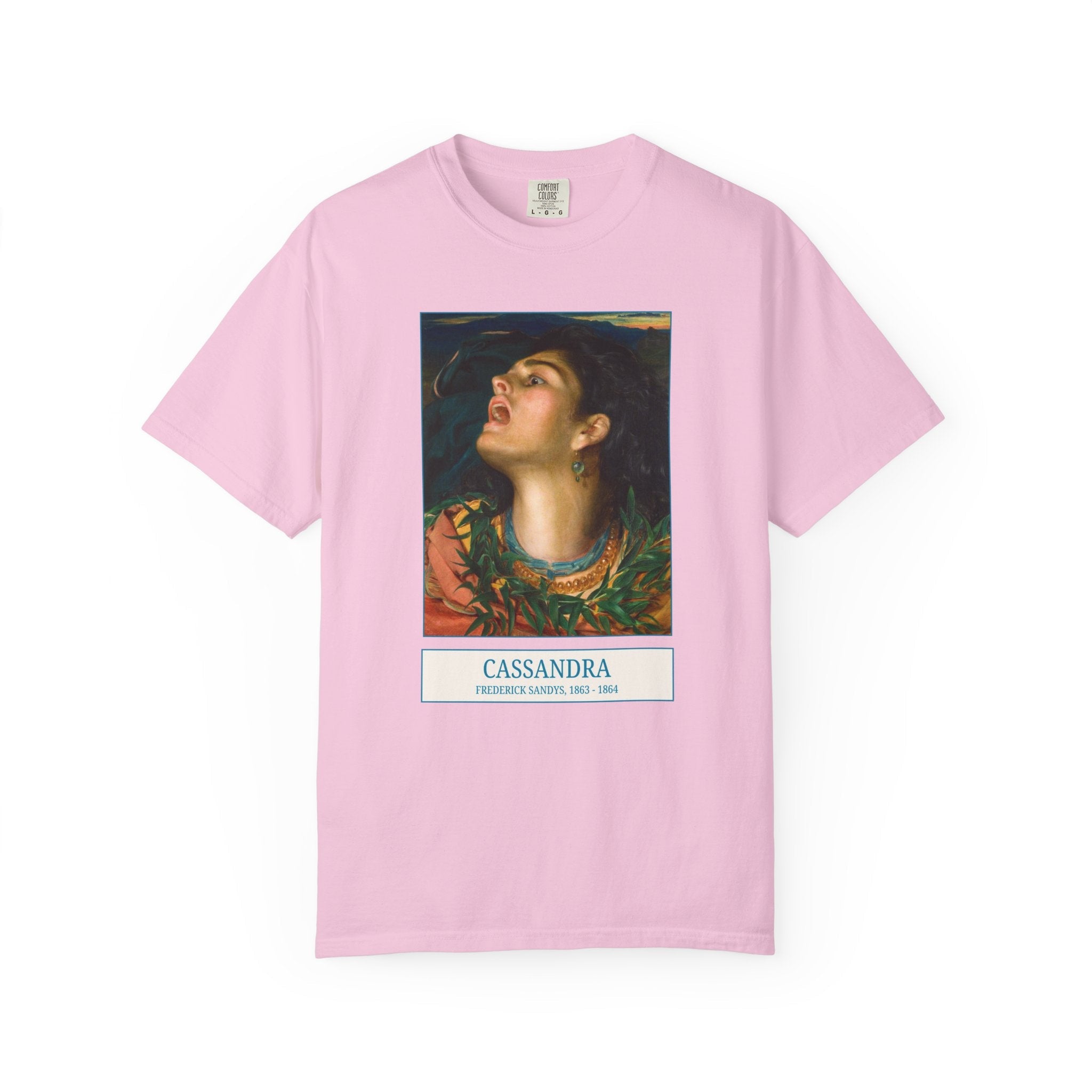 Cassandra Greek Mythology Art History Tee Shirt, Famous Painting by Frederick Sands, 19th Century Pre - Raphaelite Brotherhood Art Lover Gift - Opal and June