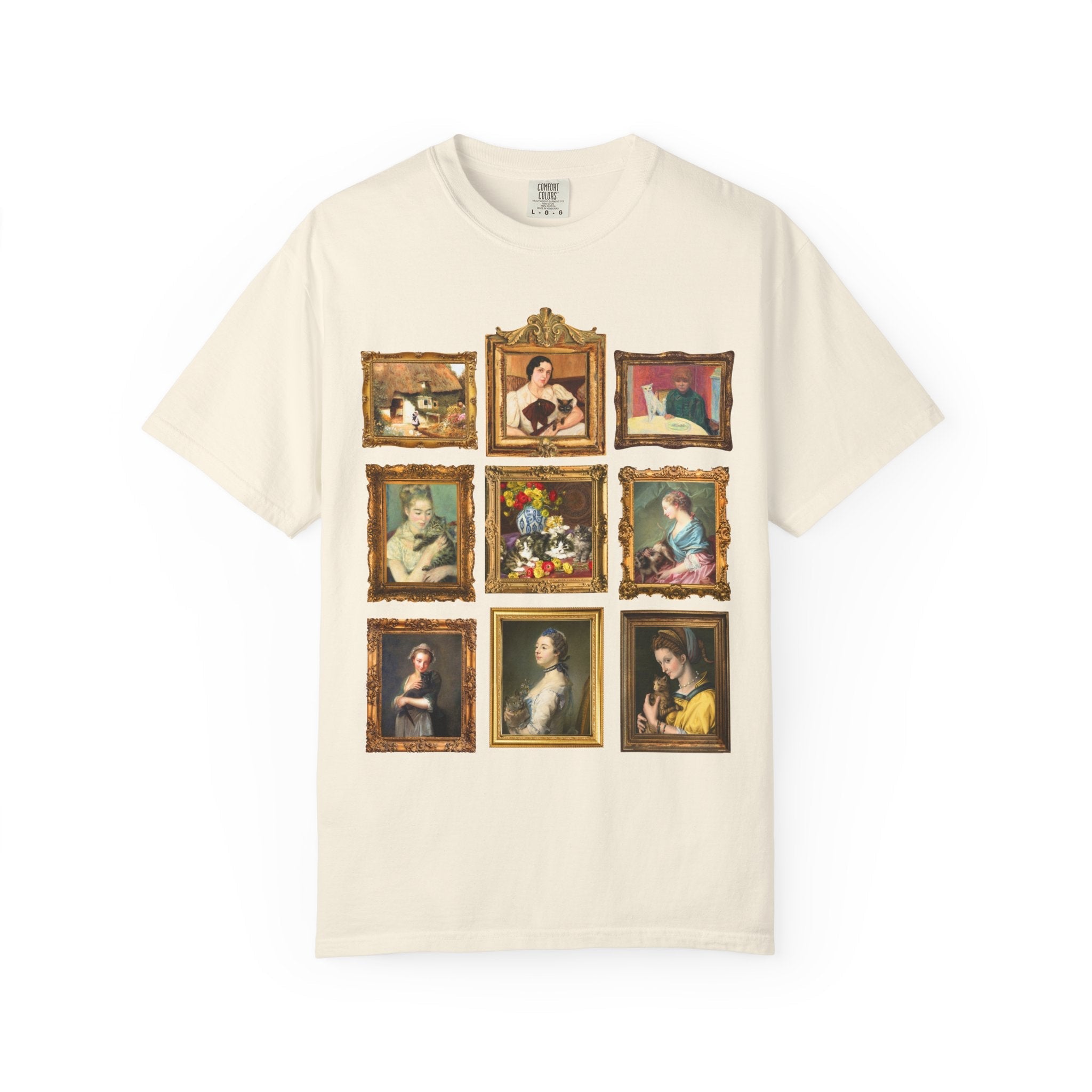 Cat Art History Tee - Opal and June