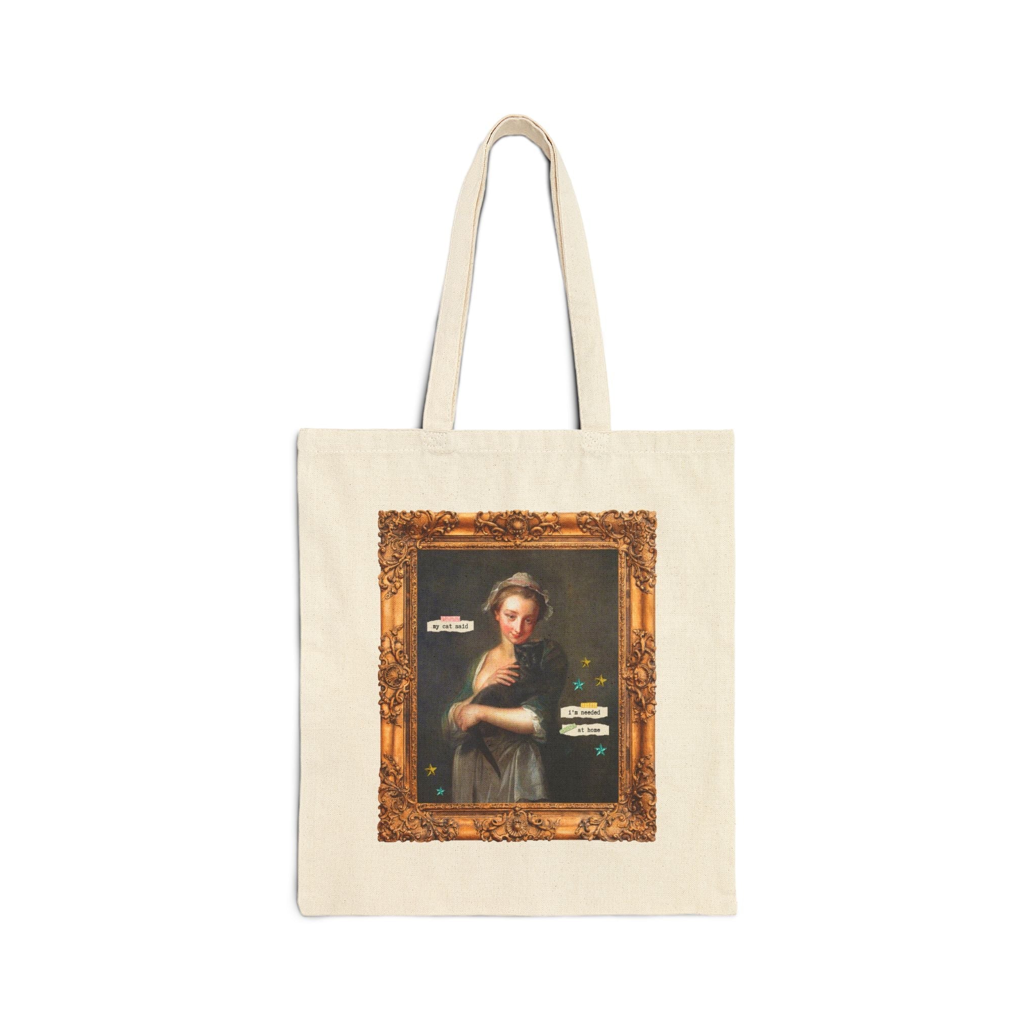 Cat Lover Art History Tote Bag - Opal and June