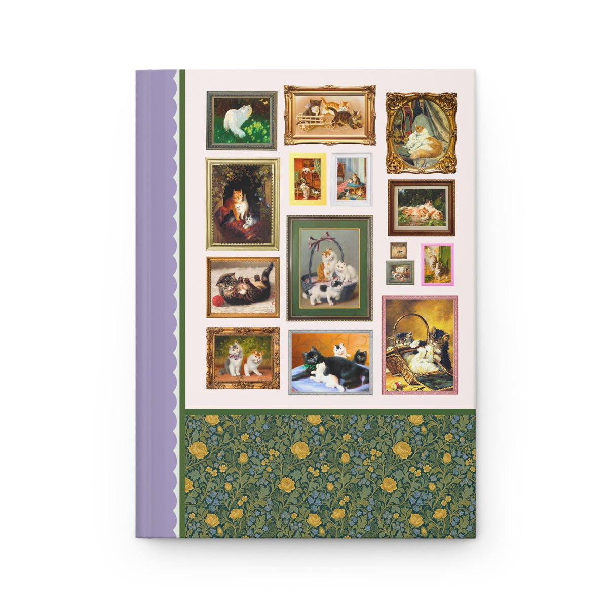 Cat Lover Notebook: Famous Paintings of Cats and Kittens by 19th Century Artists, Silly Animal Lover or Cat Parent Gift for Friend Who Loves Cats - Opal and June