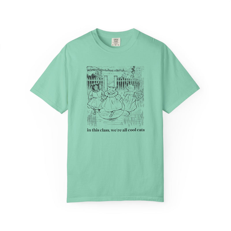 Cat Lover Teacher Tee Shirt for High School Teacher Who Loves Kittens, Funny Saying Animal Lover Fourth Grade Teacher, Silly Dreamcore Tee - Opal and June