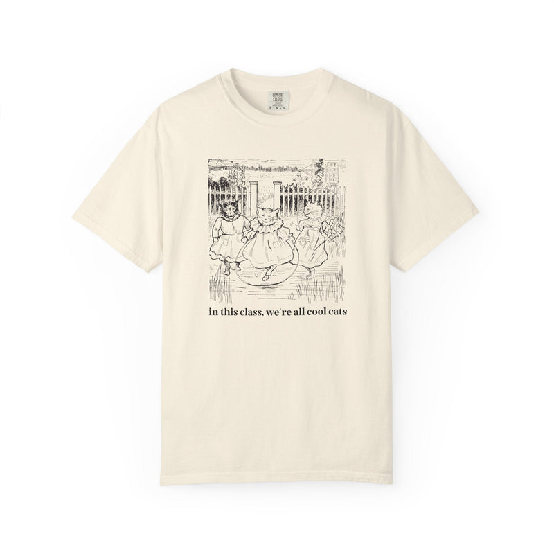 Cat Lover Teacher Tee Shirt for High School Teacher Who Loves Kittens, Funny Saying Animal Lover Fourth Grade Teacher, Silly Dreamcore Tee - Opal and June