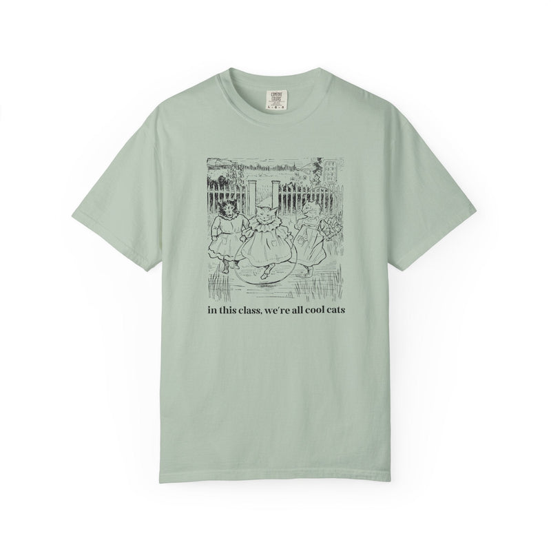 Cat Lover Teacher Tee Shirt for High School Teacher Who Loves Kittens, Funny Saying Animal Lover Fourth Grade Teacher, Silly Dreamcore Tee - Opal and June