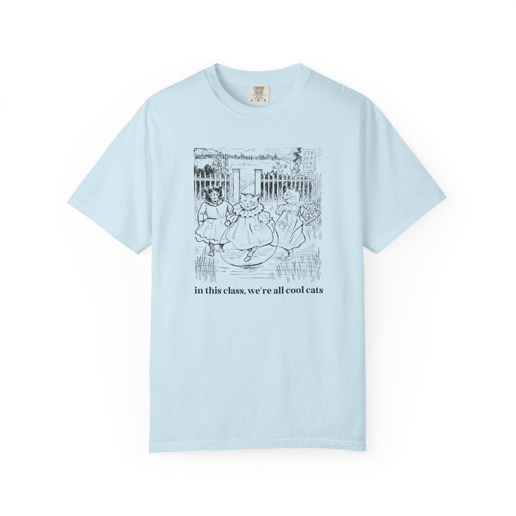 Cat Lover Teacher Tee Shirt for High School Teacher Who Loves Kittens, Funny Saying Animal Lover Fourth Grade Teacher, Silly Dreamcore Tee - Opal and June
