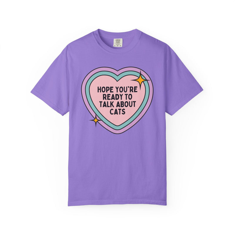 Cat Lover Tee Shirt with Funny Saying for Cat Mom or Cat Dad, Silly Animal Lover Present for Friend with Cat, Birthday Gift for Cat Owner - Opal and June