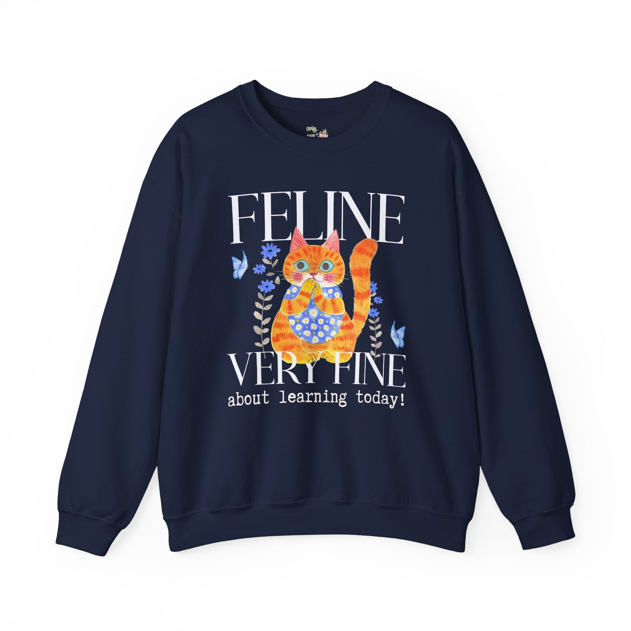 Cat Teacher Sweatshirt - Opal and June