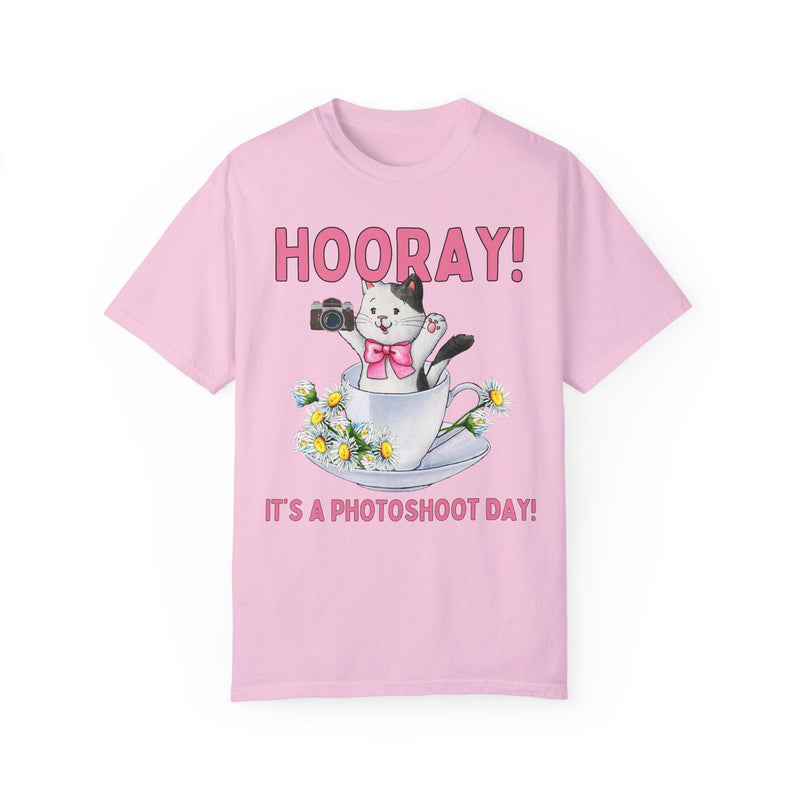 Cat Tee: It's a Photoshoot Day! - Opal and June