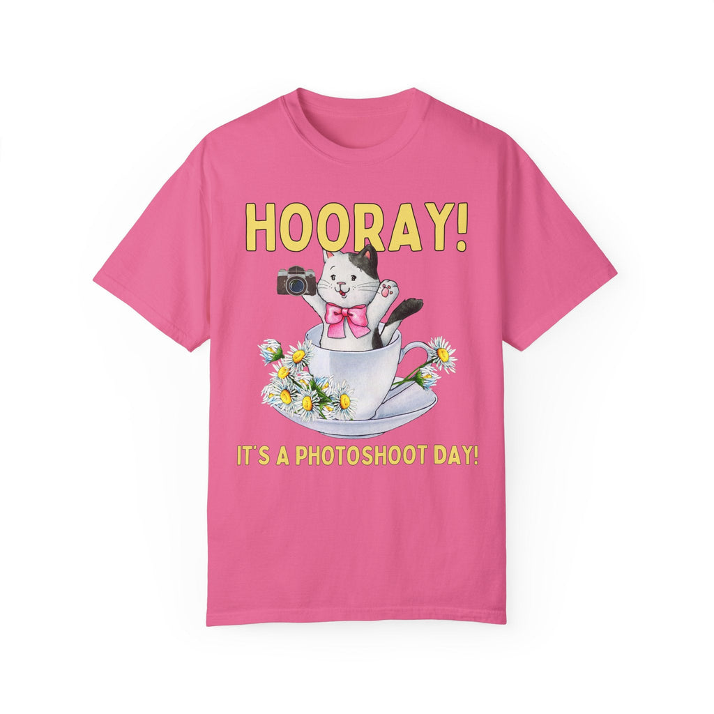 Cat Tee: It's a Photoshoot Day! - Opal and June