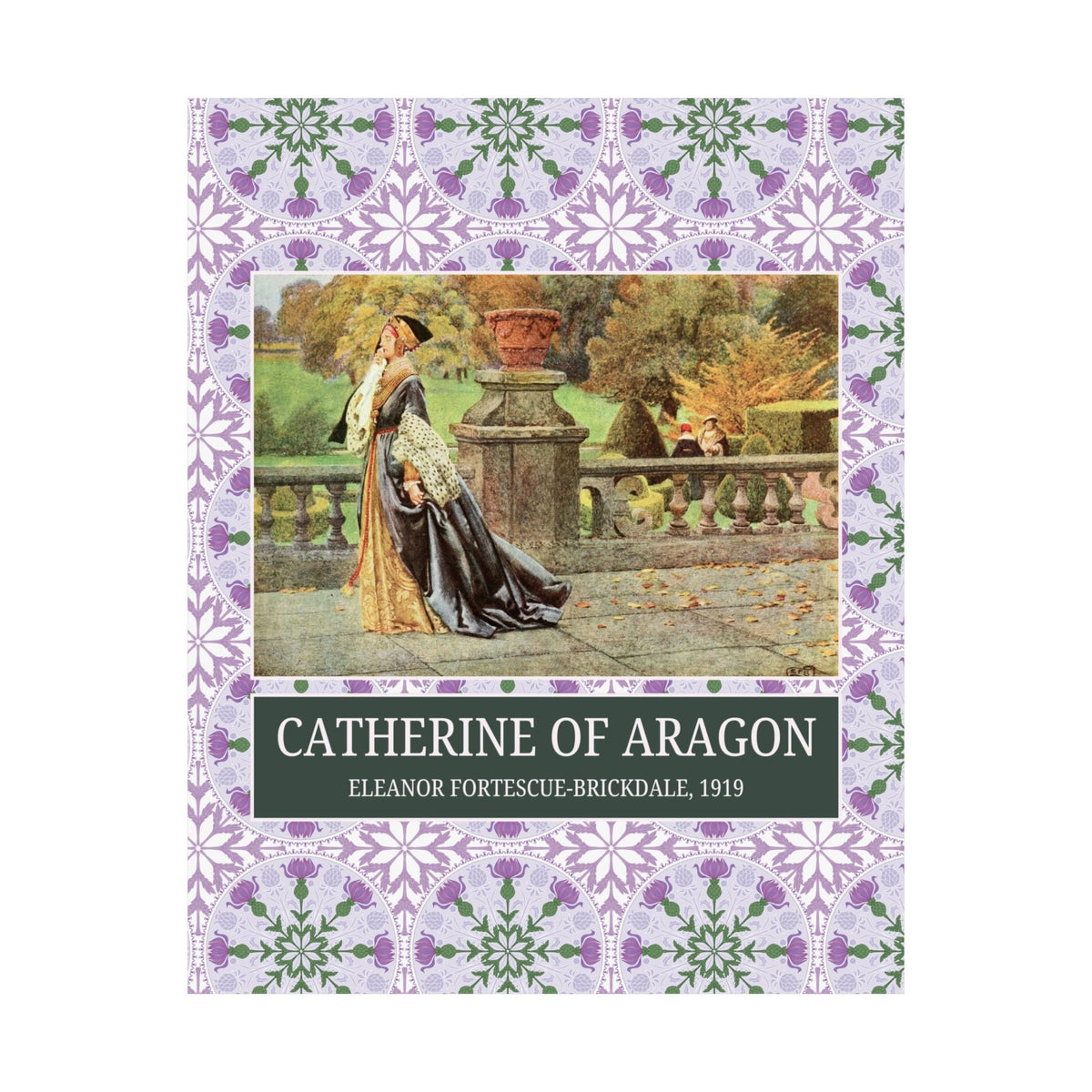 Catherine of Aragon Tudor History Art History Buff Poster Print, Famous Painting by Eleanor Fortescue-Brickdale, European Royal History Wall Decor - Opal and June