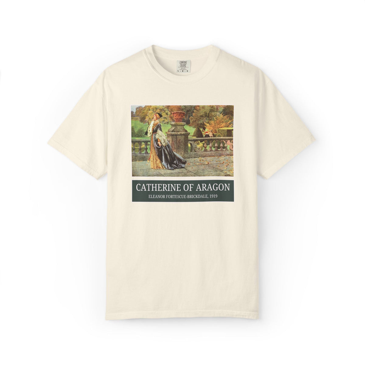 Catherine of Aragon Tudor History Art History Buff Tee Shirt, Famous Painting by Eleanor Fortescue-Brickdale, European Royal History Tee - Opal and June