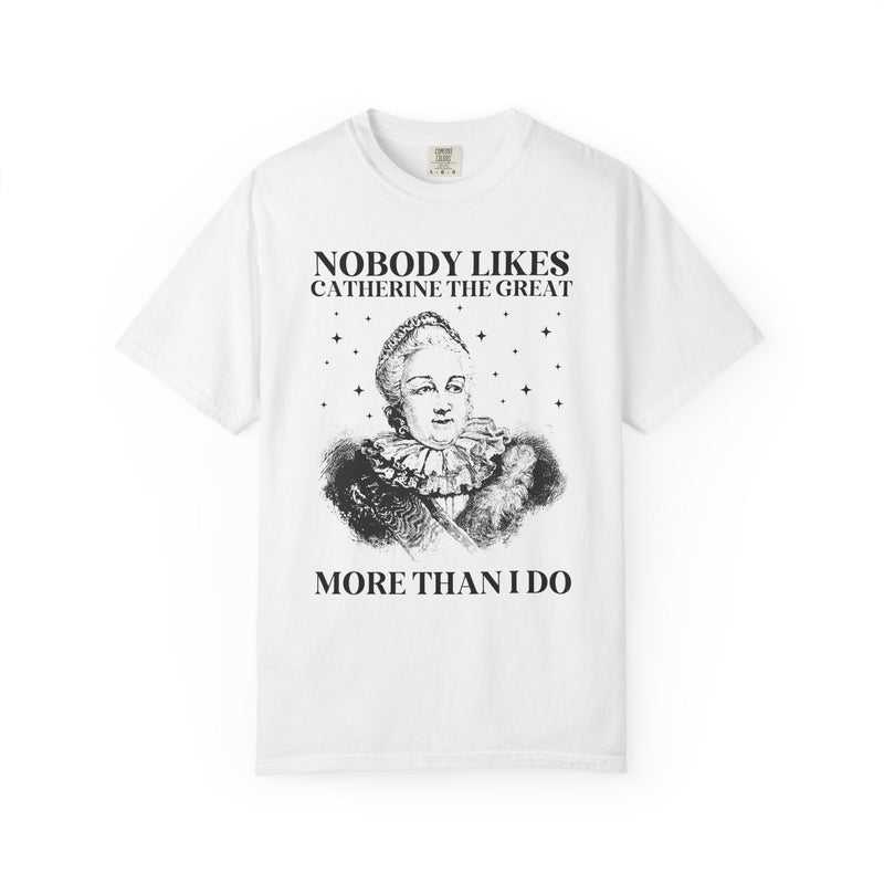 Catherine the Great Womens History Tee Shirt with Stars, 18th Century Russian History T-Shirt for History Professor or Royal History Buff - Opal and June
