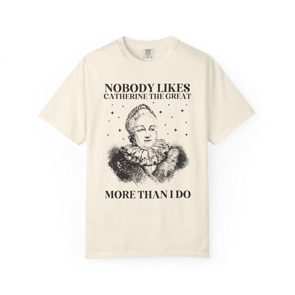 Catherine the Great Womens History Tee Shirt with Stars, 18th Century Russian History T-Shirt for History Professor or Royal History Buff - Opal and June