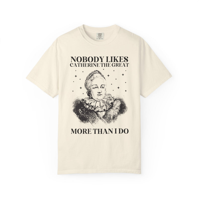 Catherine the Great Womens History Tee Shirt with Stars, 18th Century Russian History T-Shirt for History Professor or Royal History Buff - Opal and June
