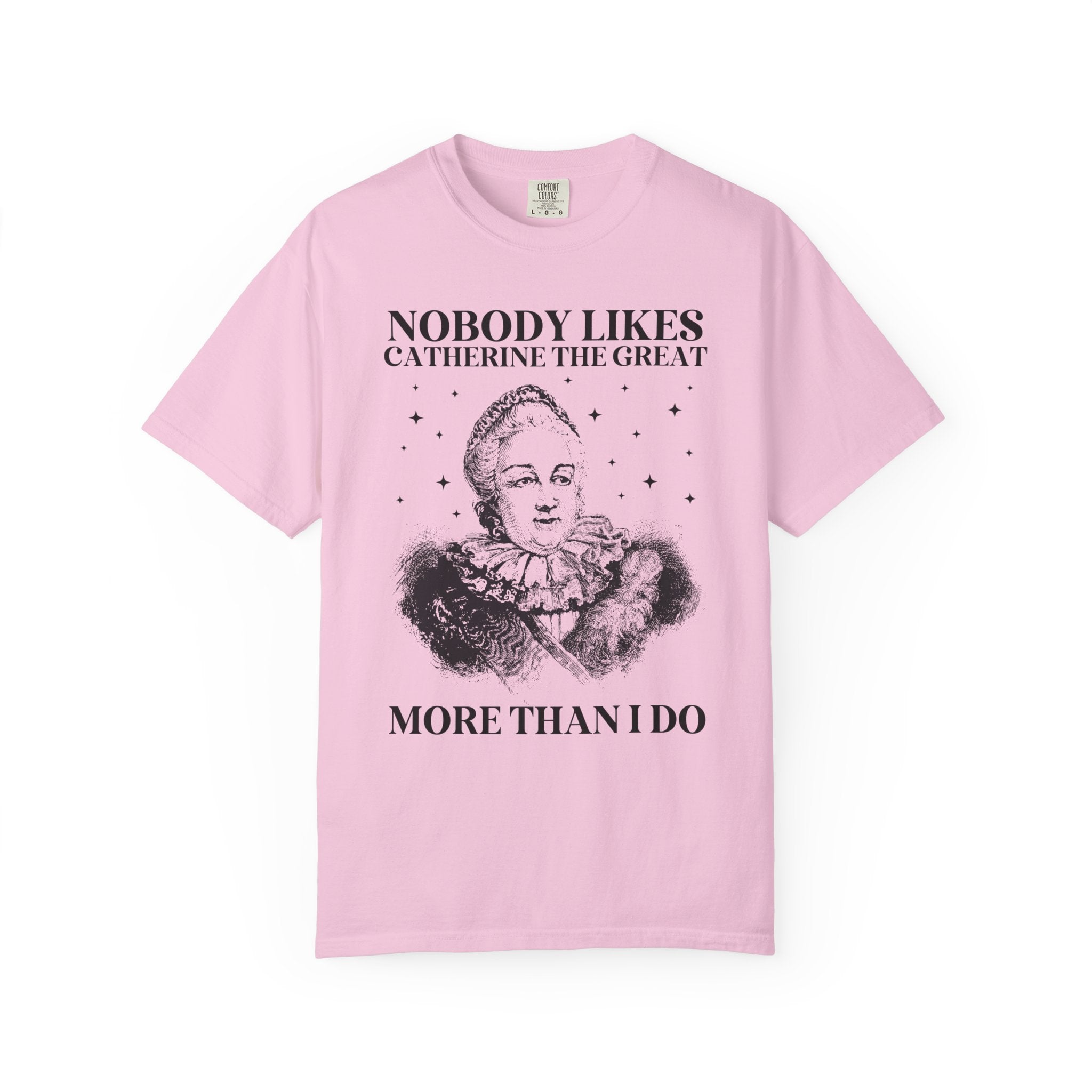 Catherine the Great Womens History Tee Shirt with Stars, 18th Century Russian History T-Shirt for History Professor or Royal History Buff - Opal and June