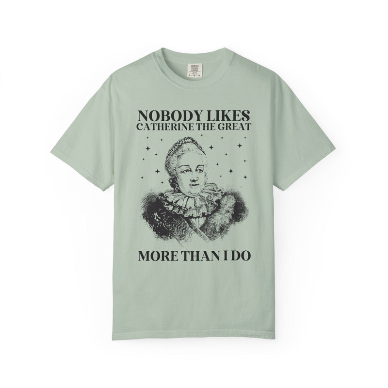 Catherine the Great Womens History Tee Shirt with Stars, 18th Century Russian History T-Shirt for History Professor or Royal History Buff - Opal and June
