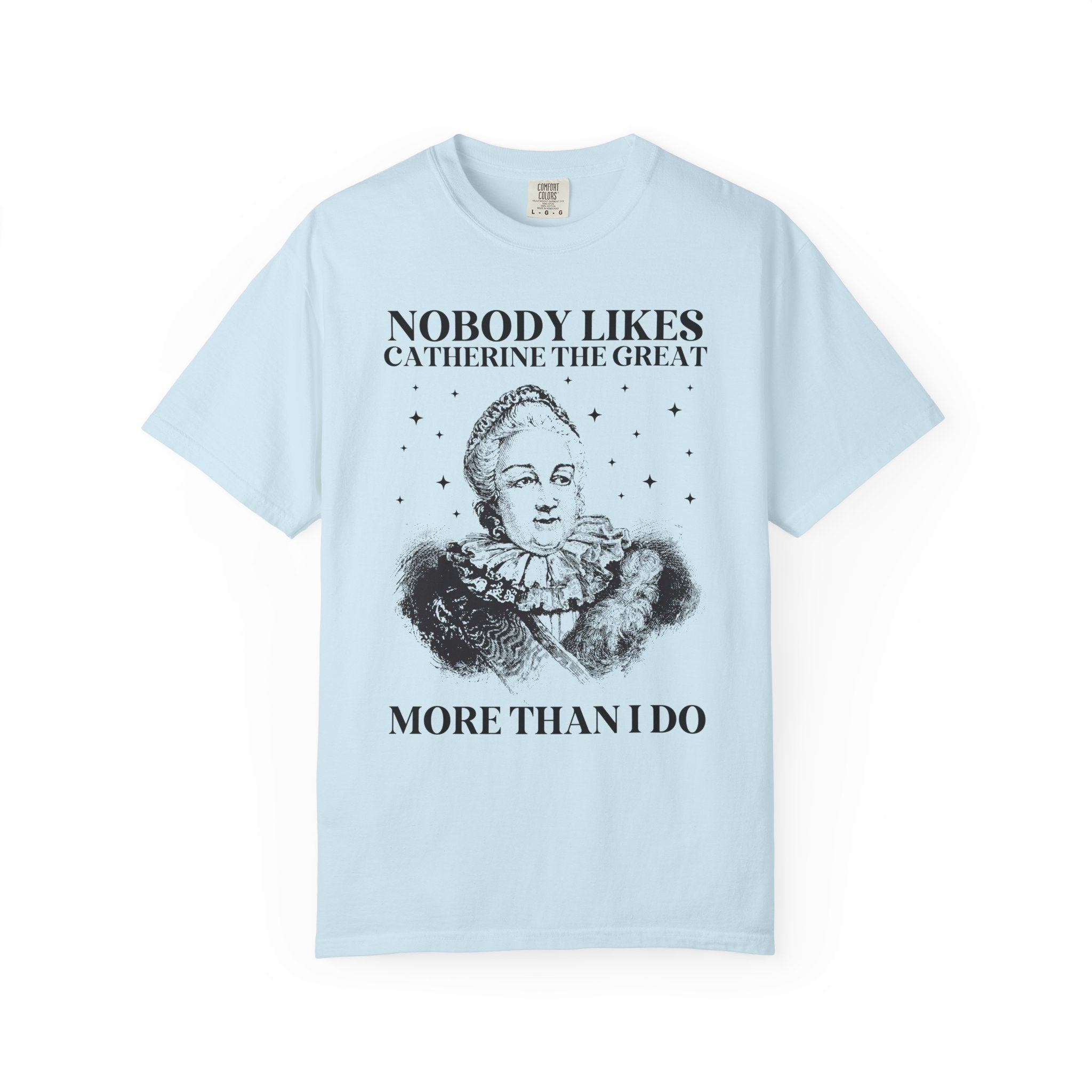 Catherine the Great Womens History Tee Shirt with Stars, 18th Century Russian History T-Shirt for History Professor or Royal History Buff - Opal and June