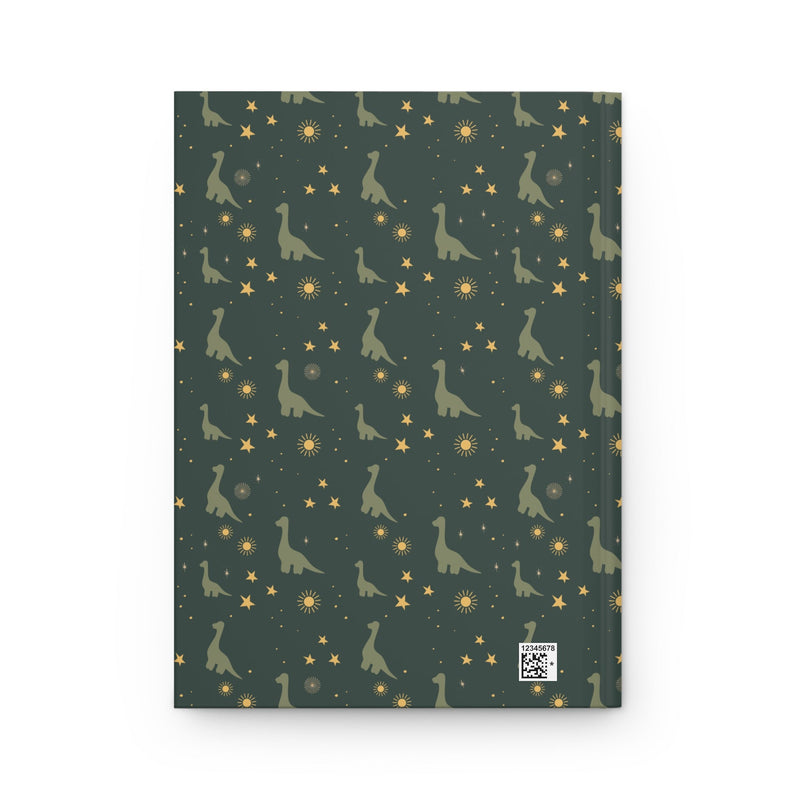 Celestial Dinosaur Notebook with Ruled Pages | Boho Journal, Small Notebook for Dinosaur Lover - Opal and June