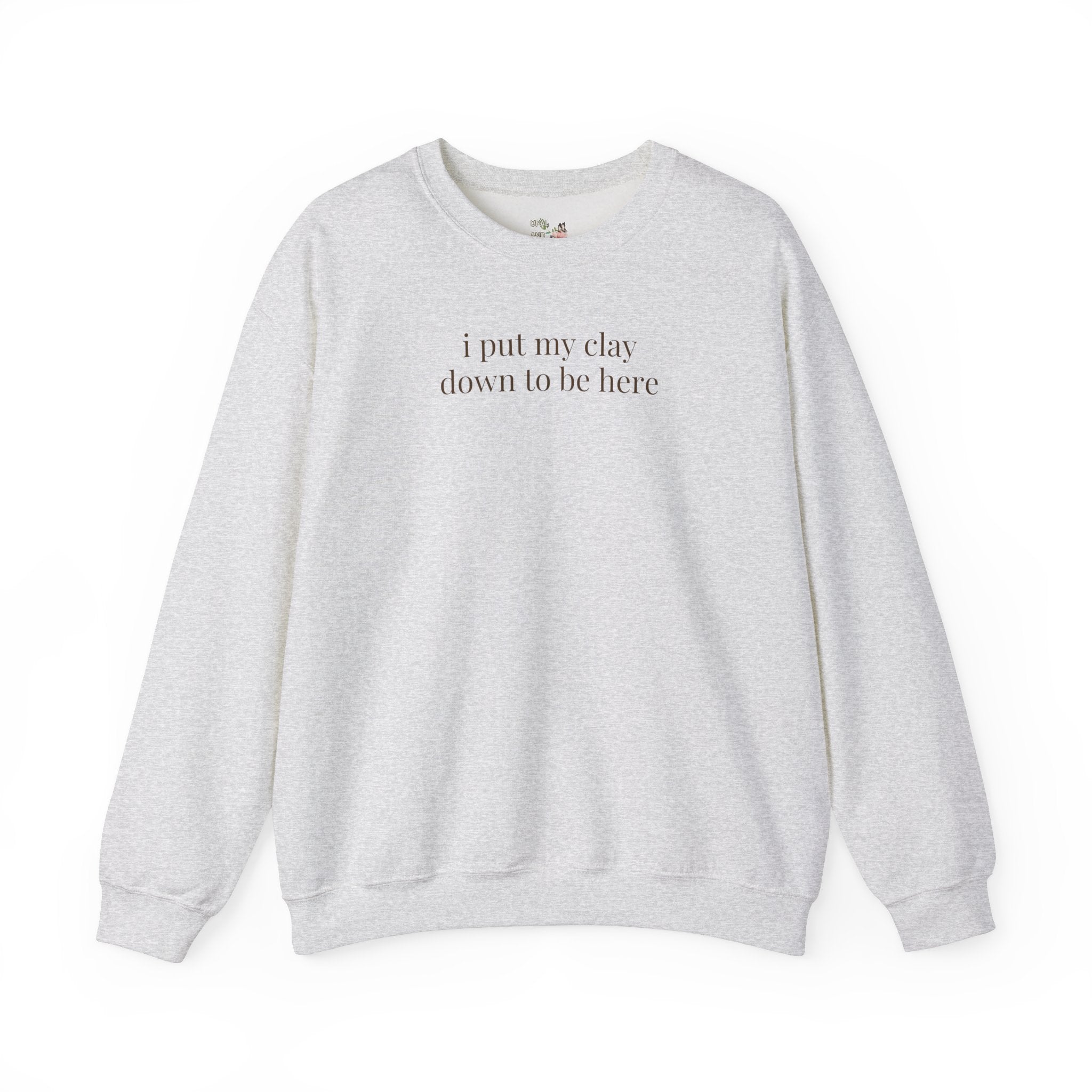 Ceramic Artist Sweatshirt, Pottery Professor Gift Mimalist Text Shirt for Friend Who Loves Pottery, High School Art Teacher, Art Major Gift - Opal and June