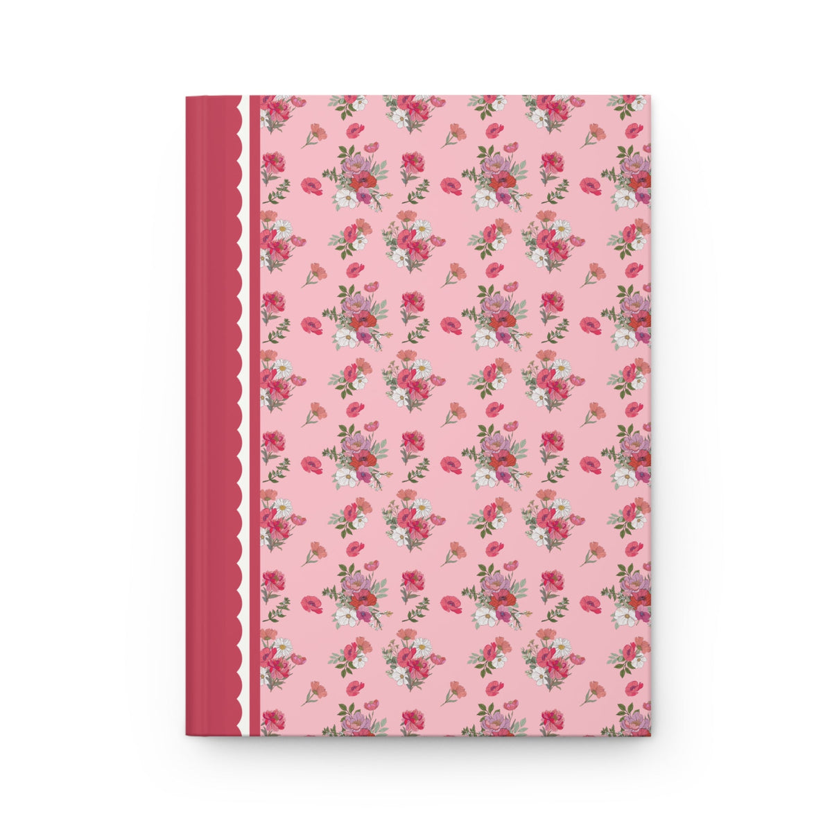 Channeling My Inner Josephine March Notebook for Bookworm Who Loves Little Women and Louisa May Alcott, Floral Maximalist Journal - Opal and June