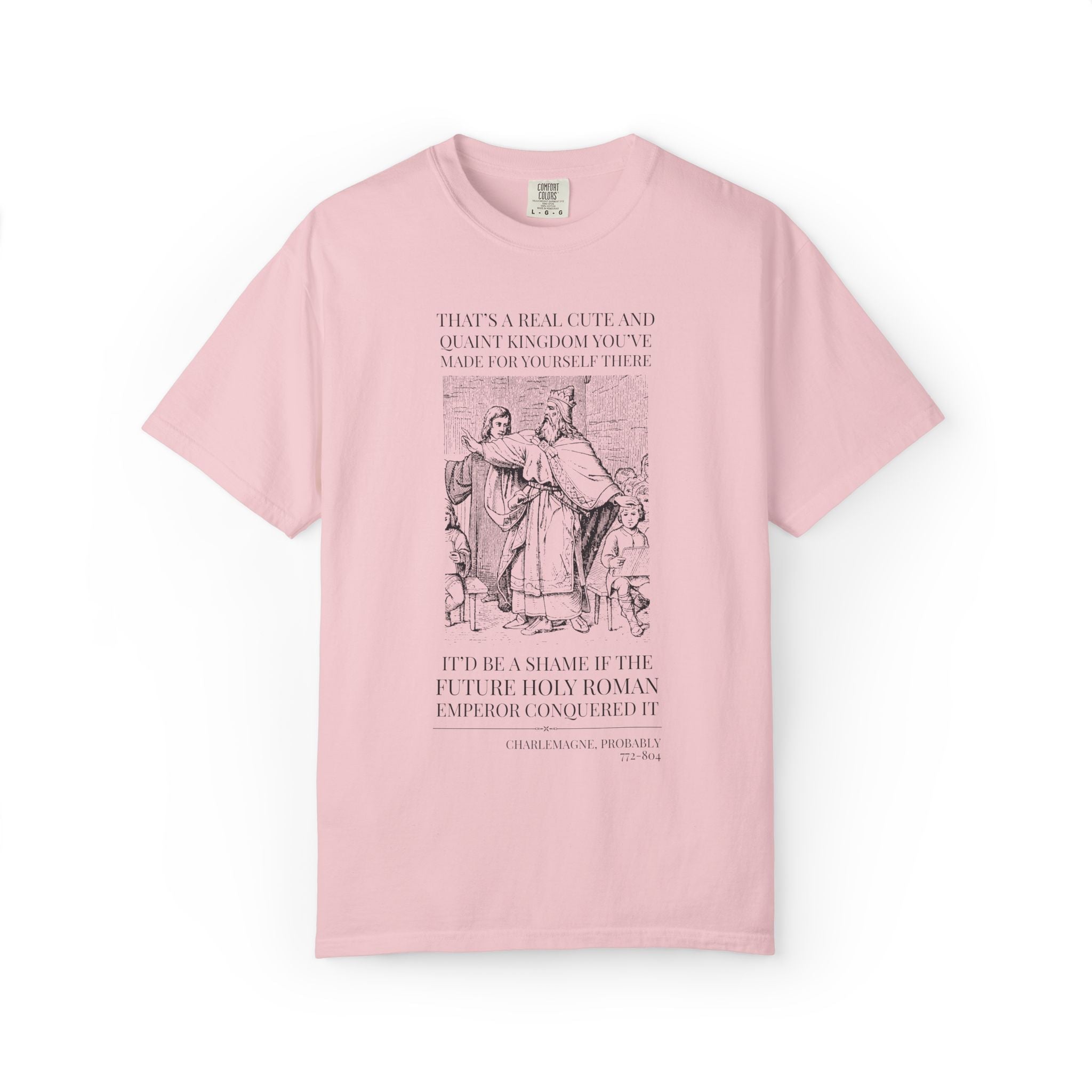 Charlemagne European History Tee - Opal and June