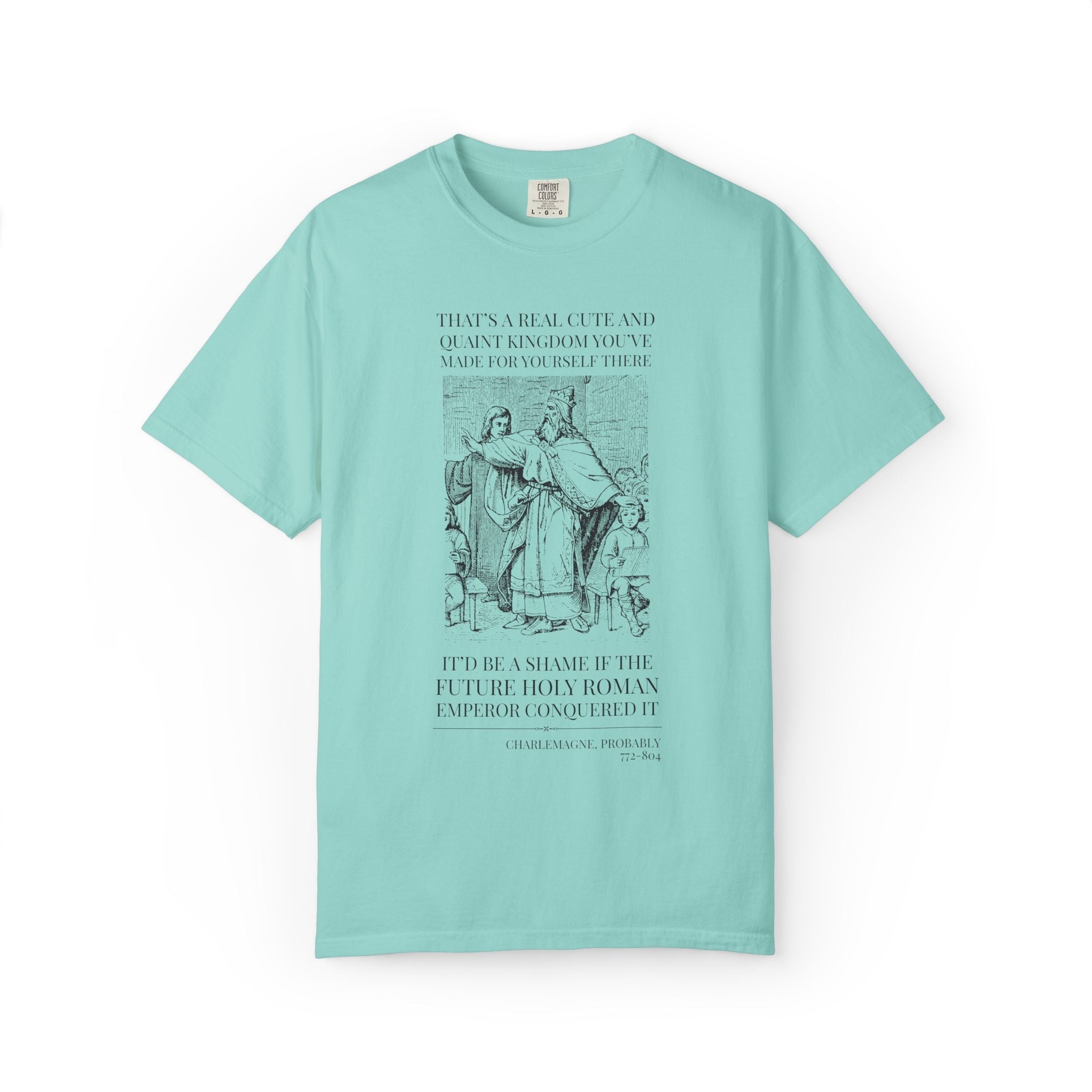Charlemagne European History Tee - Opal and June