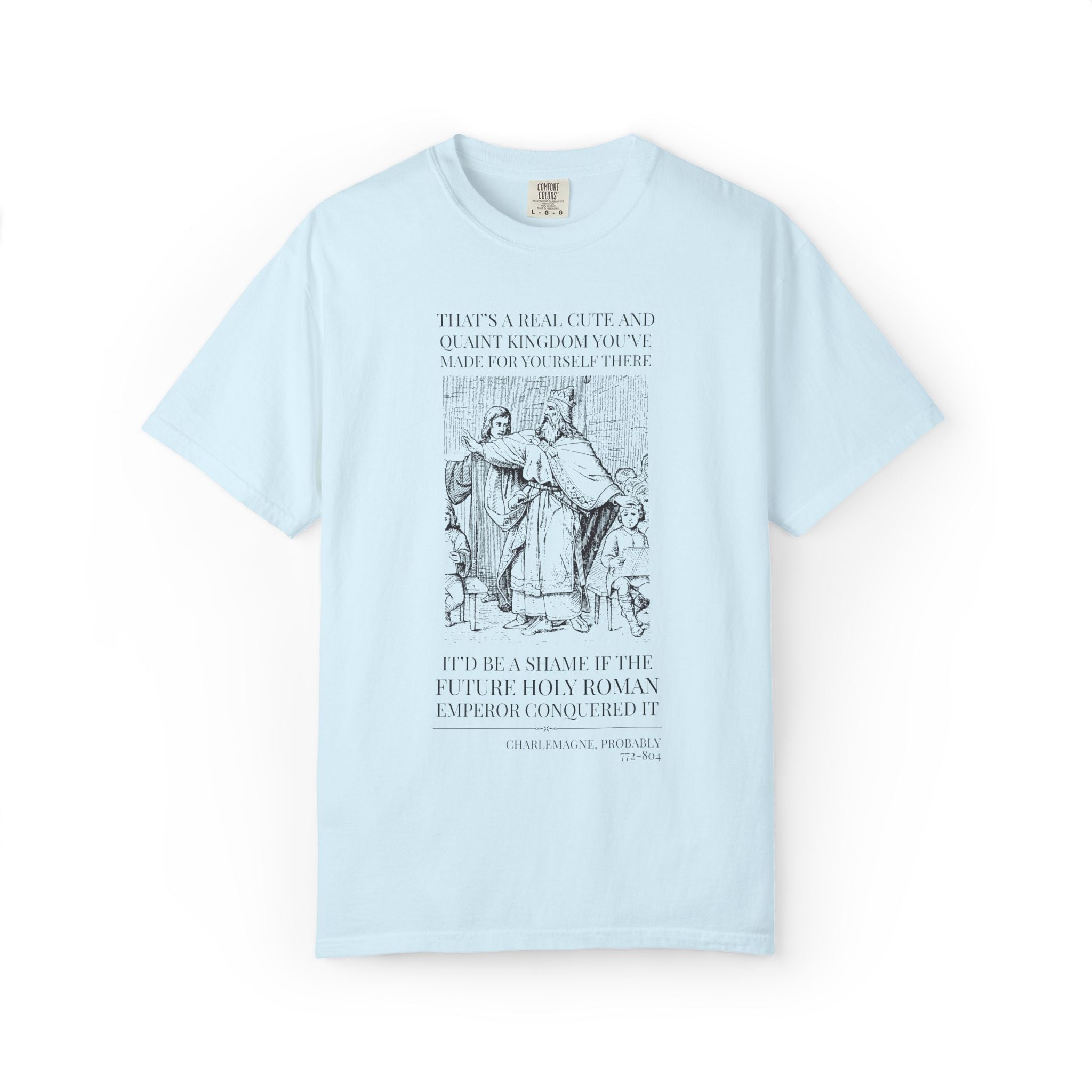 Charlemagne European History Tee - Opal and June