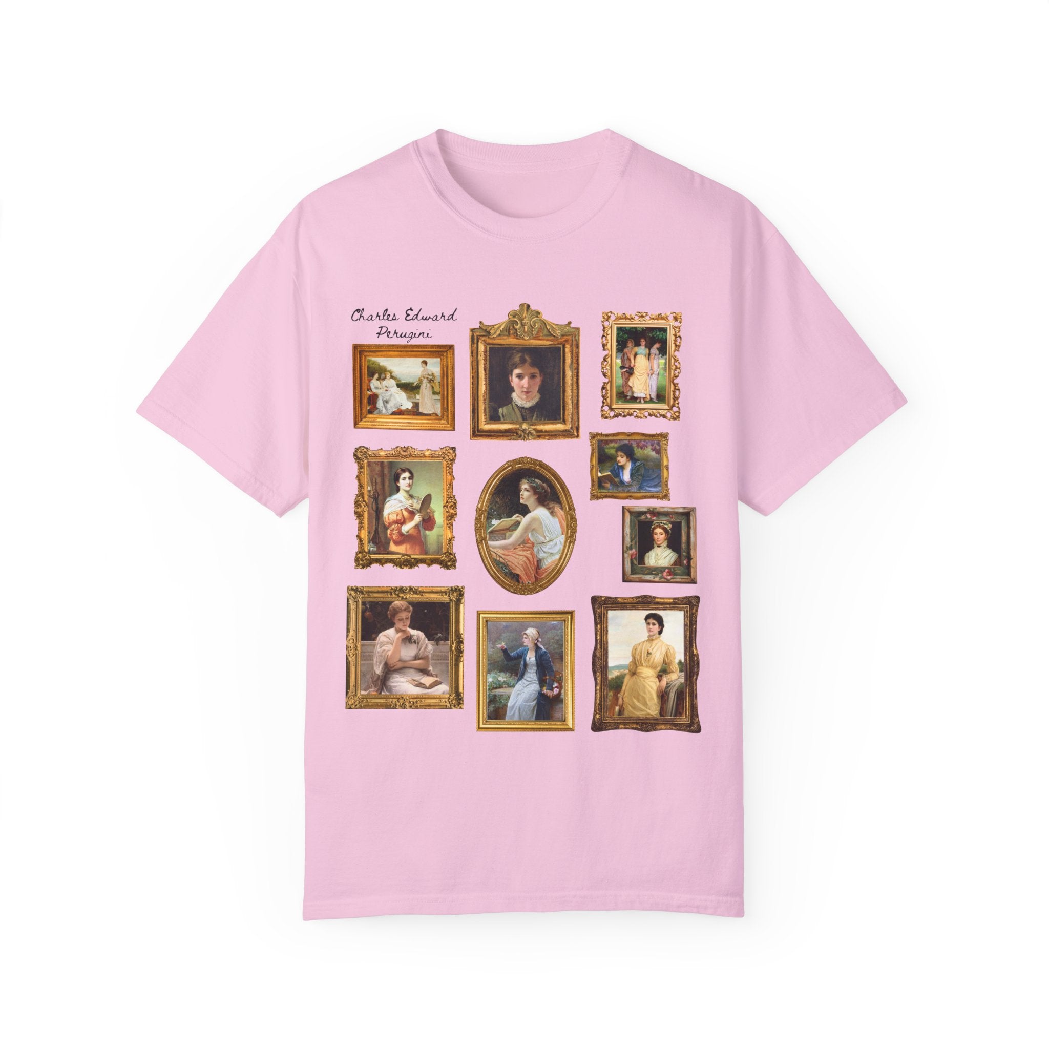 Charles Edward Perugini: Romantic and Victorian Art History, Famous Paintings, Pre - Raphaelite European Art Movement, Humanites Major T-Shirt - Opal and June