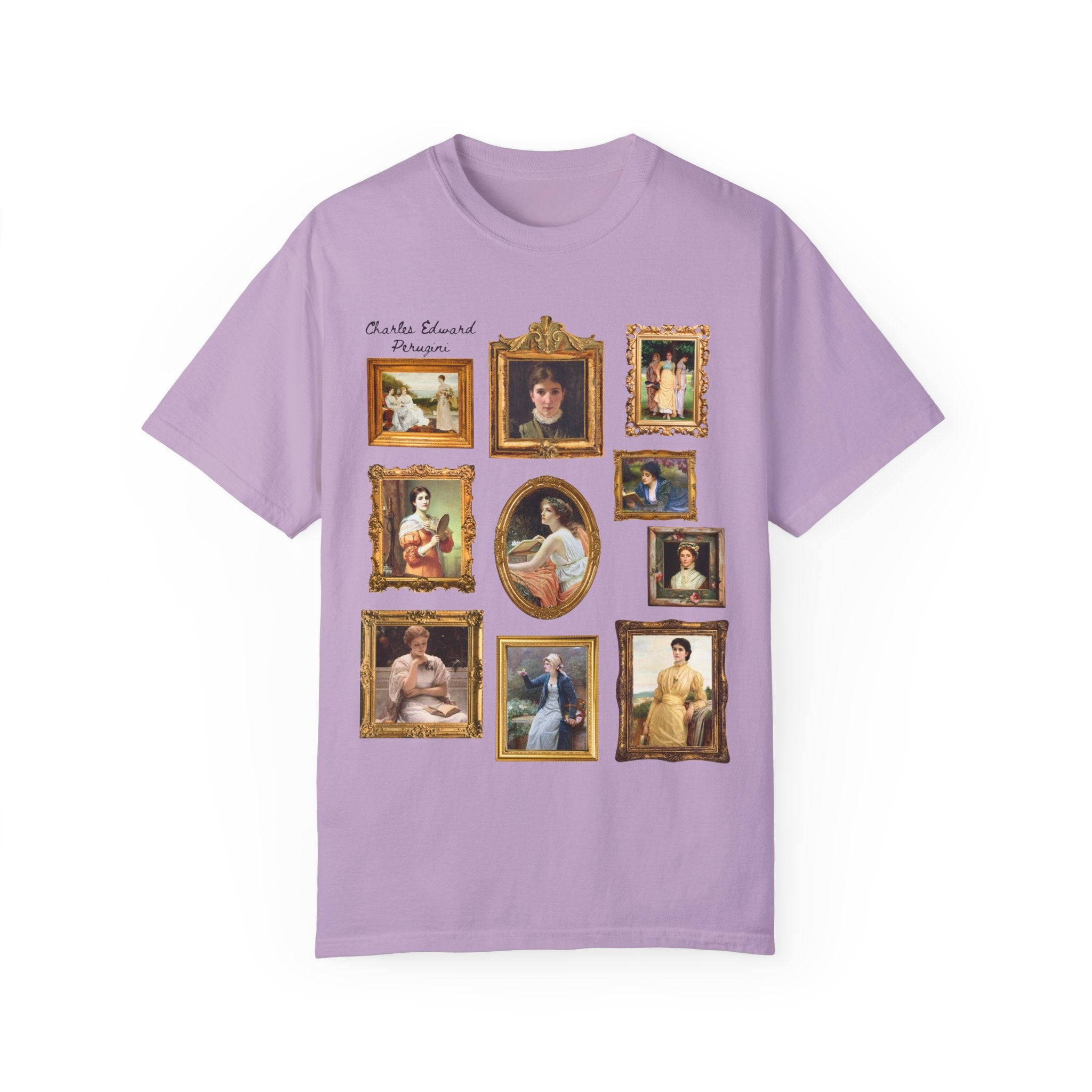 Charles Edward Perugini: Romantic and Victorian Art History, Famous Paintings, Pre - Raphaelite European Art Movement, Humanites Major T-Shirt - Opal and June