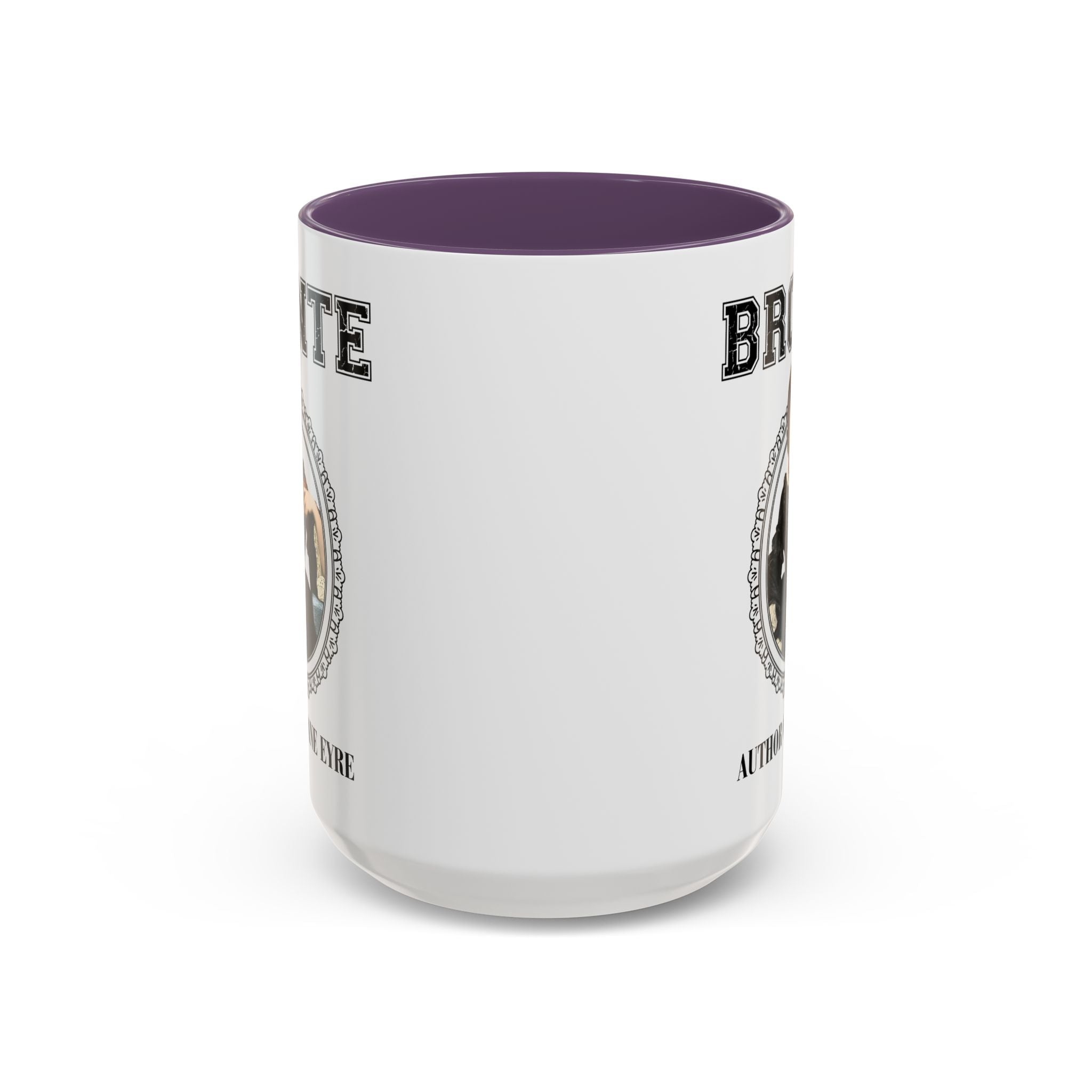 Charlotte Bronte: Author of Jane Eyre Coffee Mug, Cute Art History Classic Literature Mug, 19th Century Gothic Romance Novel, English Major Gift - Opal and June