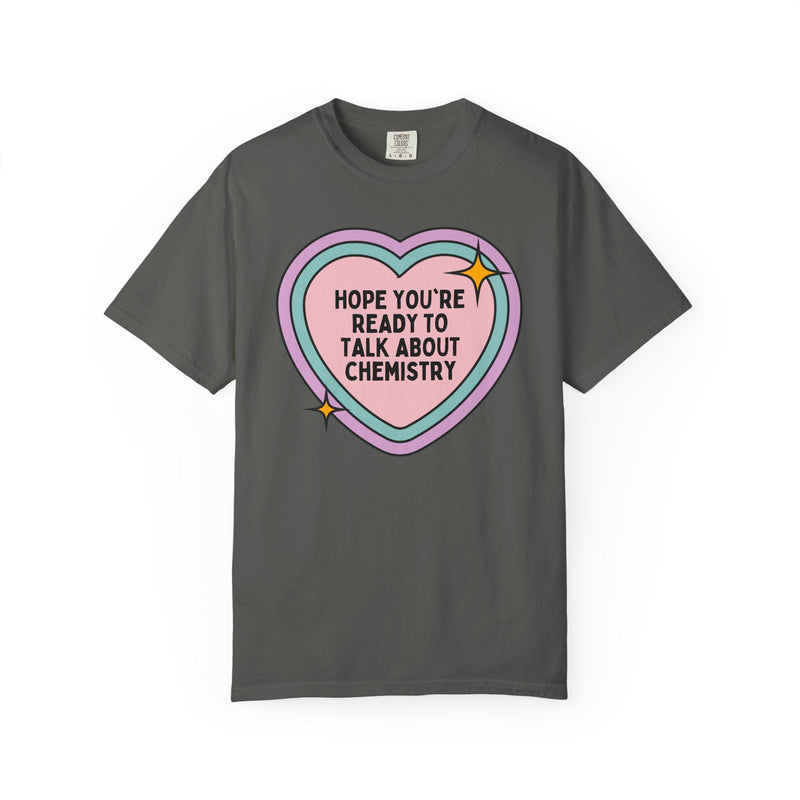 Chemistry Teacher Tee Shirt for Science Department, Cute Retro Aesthetic Heart Tee, Matching Science Department Teacher Tee, New Teacher Tee - Opal and June