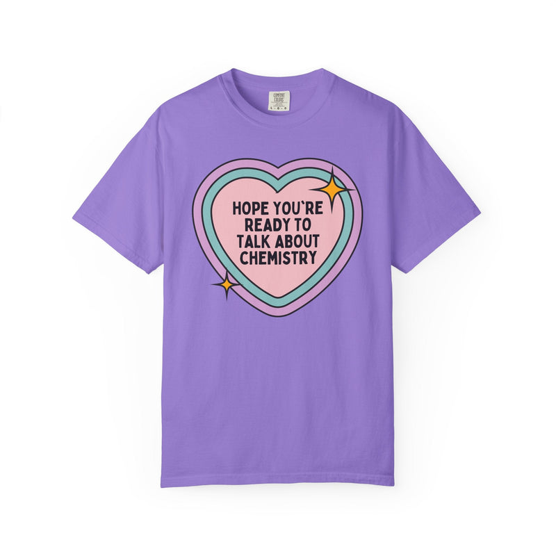 Chemistry Teacher Tee Shirt for Science Department, Cute Retro Aesthetic Heart Tee, Matching Science Department Teacher Tee, New Teacher Tee - Opal and June