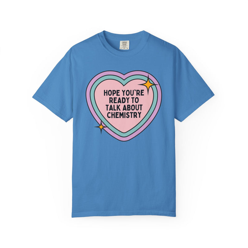 Chemistry Teacher Tee Shirt for Science Department, Cute Retro Aesthetic Heart Tee, Matching Science Department Teacher Tee, New Teacher Tee - Opal and June