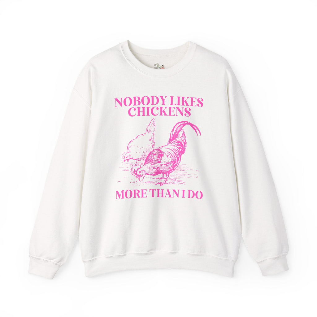Chicken Lady Funny Saying Shirt, Funny and Cute Chicken Lover Gift for Mothers Day, 90s Throwback Sweatshirt, Hot Pink Aesthetic for Farmer - Opal and June