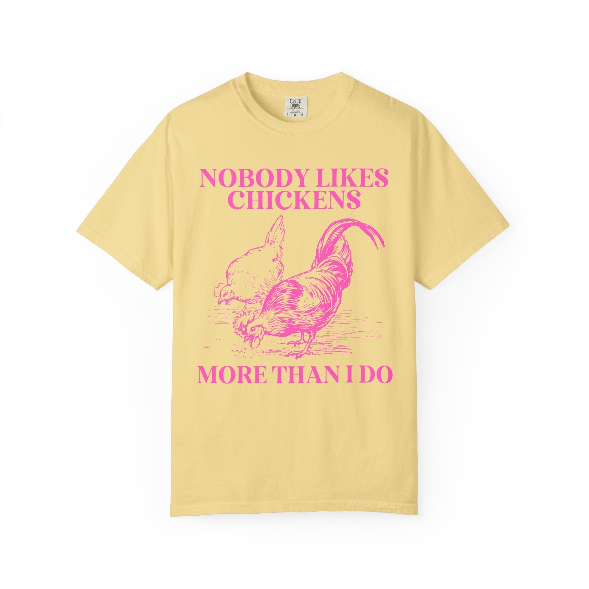 Chicken Lady Funny Saying Shirt, Funny and Cute Chicken Lover Gift for Mothers Day, 90s Throwback T-Shirt with Hot Pink Aesthetic for Farmer - Opal and June