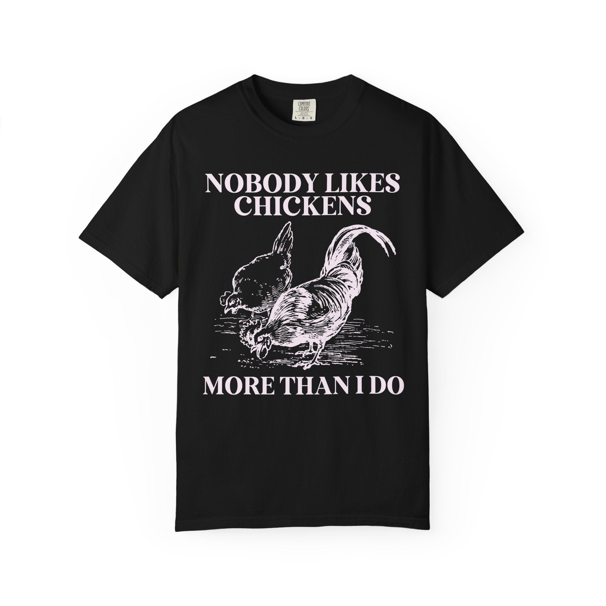 Chicken Lady Funny Saying Shirt, Funny and Cute Chicken Lover Gift for Mothers Day, 90s Throwback T-Shirt with Hot Pink Aesthetic for Farmer - Opal and June