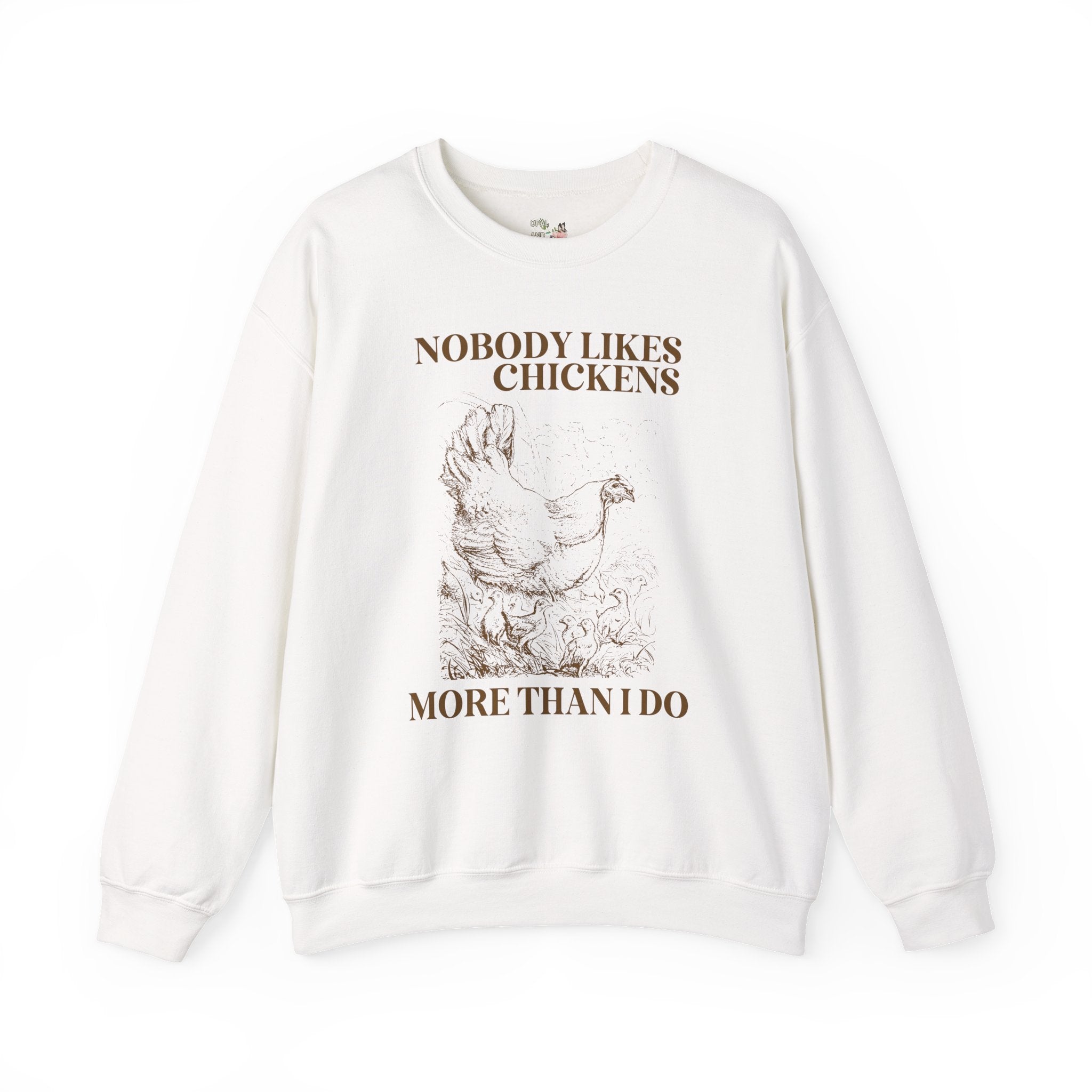 Chicken Lady Funny Saying Sweatshirt, Funny and Cute Chicken Lover Mothers Day Gift, 90s Throwback, Retro Grunge Aesthetic Shirt for Farmer - Opal and June