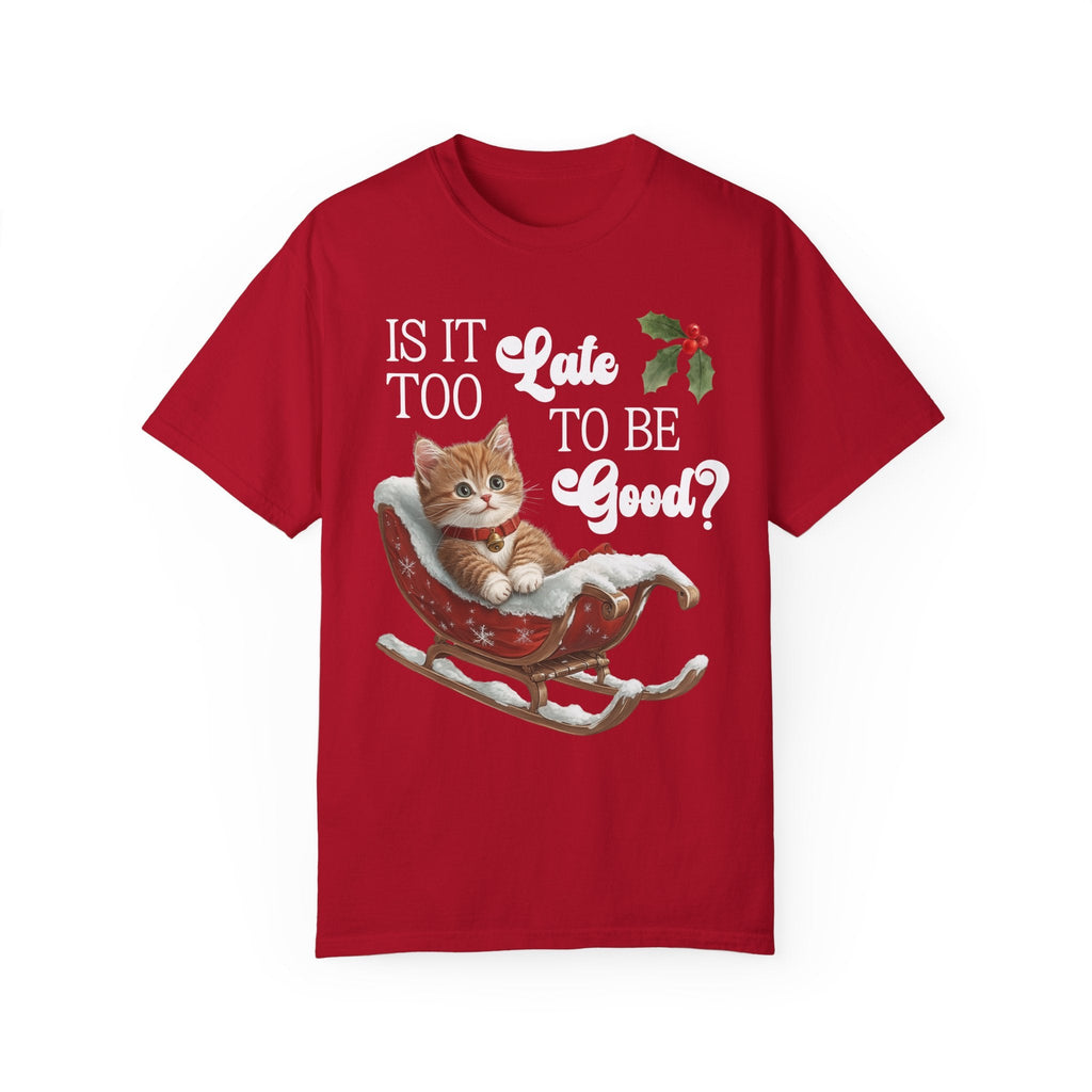 Christmas Cat Lover Tee Shirt for Cat Mom or Cat Dad - Opal and June