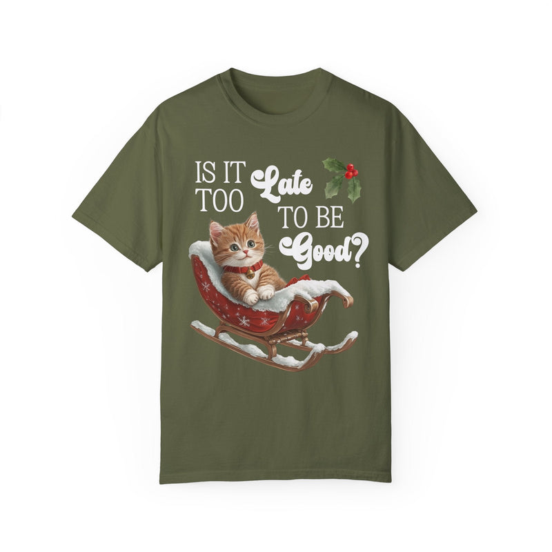 Christmas Cat Lover Tee Shirt for Cat Mom or Cat Dad - Opal and June